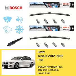 Wycieraczki przód do BMW seria 3 F30 (2012-2019) BOSCH AeroTwin Plus 