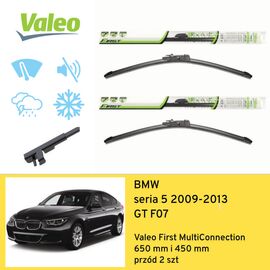 Wycieraczki przód do BMW seria 5 GT F07 (2009-2013) Valeo First MultiConnection 