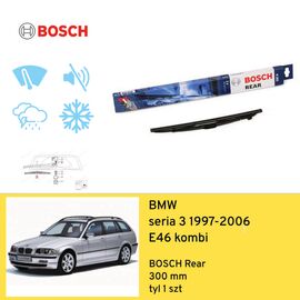 Wycieraczka na tył do BMW seria 3 E46 kombi (1997-2006) BOSCH Rear 