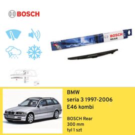 Wycieraczka na tył do BMW seria 3 E46 kombi (1997-2006) BOSCH Rear 