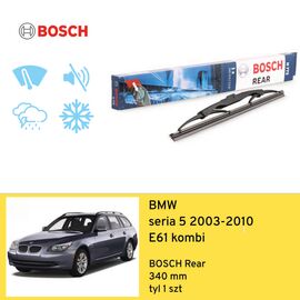 Wycieraczka na tył do BMW seria 5 E61 kombi (2003-2010) BOSCH Rear 