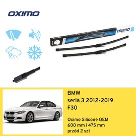 Wycieraczki przód do BMW seria 3 F30 (2012-2019) Oximo Silicone OEM 