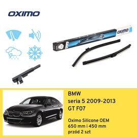 Wycieraczki przód do BMW seria 5 GT F07 (2009-2013) Oximo Silicone OEM 