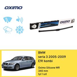 Wycieraczka na tył do BMW seria 3 E91 kombi (2005-2009) Oximo Silicone WR 