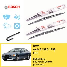 Wycieraczki przód do BMW seria 3 E36 (1990-1998) BOSCH Eco 