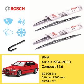 Wycieraczki przód do BMW seria 3 Compact E36 (1994-2000) BOSCH Eco 