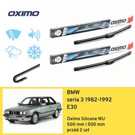 Wycieraczki przód do BMW seria 3 E30 (1982-1992) Oximo Silicone WU 
