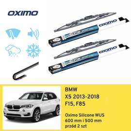 Wycieraczki przód do BMW X5 F15, F85 (2013-2018) Oximo Silicone WUS 