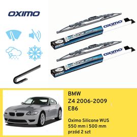 Wycieraczki przód do BMW Z4 E86 (2006-2009) Oximo Silicone WUS 