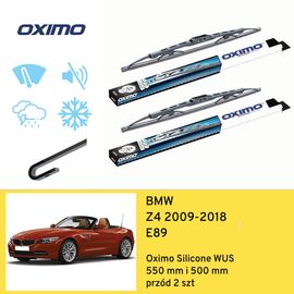 Wycieraczki przód do BMW Z4 E89 (2009-2018) Oximo Silicone WUS 