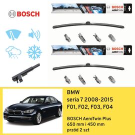 Wycieraczki przód do BMW seria 7 F01, F02, F03, F04 (2008-2015) BOSCH AeroTwin Plus 