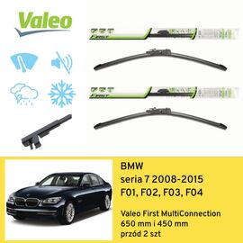 Wycieraczki przód do BMW seria 7 F01, F02, F03, F04 (2008-2015) Valeo First MultiConnection 