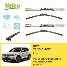 Wycieraczki przód do BMW X3 F25 (2010-2017) Valeo First MultiConnection 