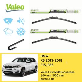 Wycieraczki przód do BMW X5 F15, F85 (2013-2018) Valeo First MultiConnection 