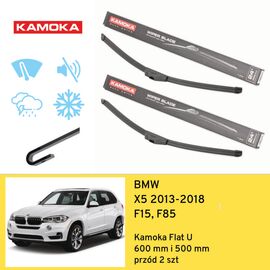 Wycieraczki przód do BMW X5 F15, F85 (2013-2018) Kamoka Flat U 