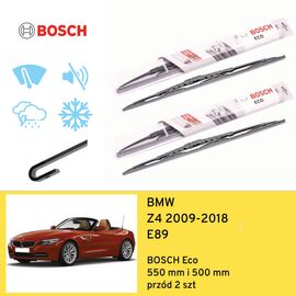 Wycieraczki przód do BMW Z4 E89 (2009-2018) BOSCH Eco 