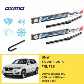 Wycieraczki przód do BMW X5 F15, F85 (2013-2018) Oximo Silicone WU 