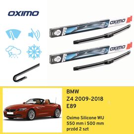 Wycieraczki przód do BMW Z4 E89 (2009-2018) Oximo Silicone WU 