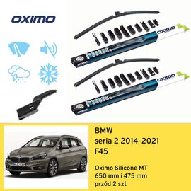 Wycieraczki przód do BMW seria 2 F45 (2014-2021) Oximo Silicone MT 