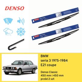 Wycieraczki przód do BMW seria 3 E21 coupe (1975-1984) Denso Classic 