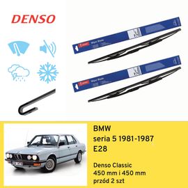 Wycieraczki przód do BMW seria 5 E28 (1981-1987) Denso Classic 
