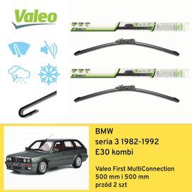 Wycieraczki przód do BMW seria 3 E30 kombi (1982-1992) Valeo First MultiConnection 