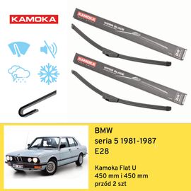 Wycieraczki przód do BMW seria 5 E28 (1981-1987) Kamoka Flat U 