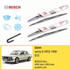 Wycieraczki przód do BMW seria 5 E12 (1972-1981) BOSCH Eco 