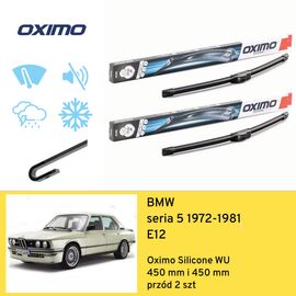Wycieraczki przód do BMW seria 5 E12 (1972-1981) Oximo Silicone WU 