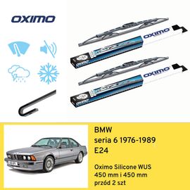 Wycieraczki przód do BMW seria 6 E24 (1976-1989) Oximo Silicone WUS 