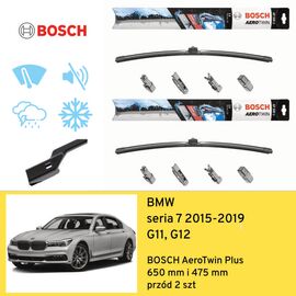 Wycieraczki przód do BMW seria 7 G11, G12 (2015-2019) BOSCH AeroTwin Plus 