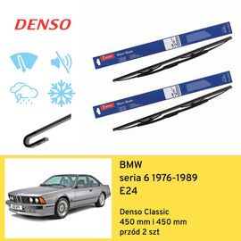 Wycieraczki przód do BMW seria 6 E24 (1976-1989) Denso Classic 