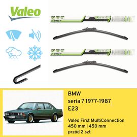 Wycieraczki przód do BMW seria 7 E23 (1977-1987) Valeo First MultiConnection 