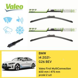 Wycieraczki przód do BMW i4 G26 BEV (2021-) Valeo First MultiConnection 