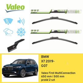 Wycieraczki przód do BMW X7 G07 (2019-) Valeo First MultiConnection 