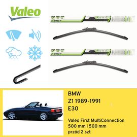 Wycieraczki przód do BMW Z1 E30 (1989-1991) Valeo First MultiConnection 