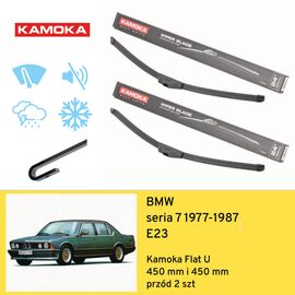 Wycieraczki przód do BMW seria 7 E23 (1977-1987) Kamoka Flat U 