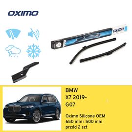 Wycieraczki przód do BMW X7 G07 (2019-) Oximo Silicone OEM 