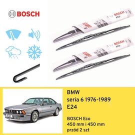 Wycieraczki przód do BMW seria 6 E24 (1976-1989) BOSCH Eco 