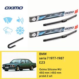 Wycieraczki przód do BMW seria 7 E23 (1977-1987) Oximo Silicone WU 