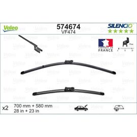 Wycieraczki VALEO Silencio Flat do Opel Meriva B 2 (2010-2017) 700 mm i 580 mm 