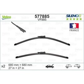 Wycieraczki VALEO Silencio Flat do Ford Kuga 2 C520, DM2,CBS (2012-2019) 680 mm i 680 mm 