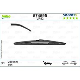 Wycieraczki VALEO Silencio Rear do Renault Megane 4 hatchback from 06.2017 rear wiper 240 mm (2017-) 240 mm 