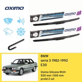 Wycieraczki przód do BMW seria 3 E30 (1982-1992) Oximo Silicone WUH 
