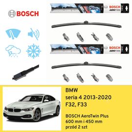 Wycieraczki przód do BMW seria 4 F32, F33 (2013-2020) BOSCH AeroTwin Plus 
