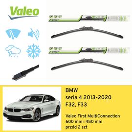 Wycieraczki przód do BMW seria 4 F32, F33 (2013-2020) Valeo First MultiConnection 