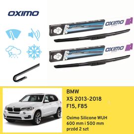 Wycieraczki przód do BMW X5 F15, F85 (2013-2018) Oximo Silicone WUH 