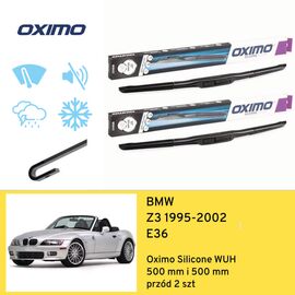 Wycieraczki przód do BMW Z3 E36 (1995-2002) Oximo Silicone WUH 