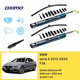 Wycieraczki przód do BMW seria 4 F36 (2013-2020) Oximo Silicone MT 