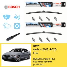 Wycieraczki przód do BMW seria 4 F36 (2013-2020) BOSCH AeroTwin Plus 